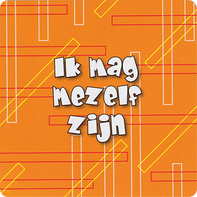 kaart van het spel 'Ik denk me sterk'