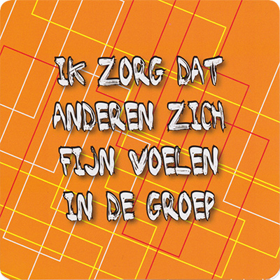 kaart van het spel 'Ik denk me sterk'