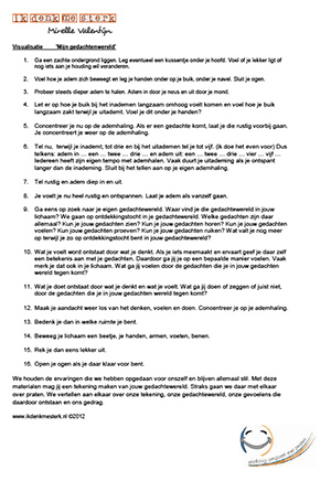 Visualisatie 'mijn gedachtewereld'